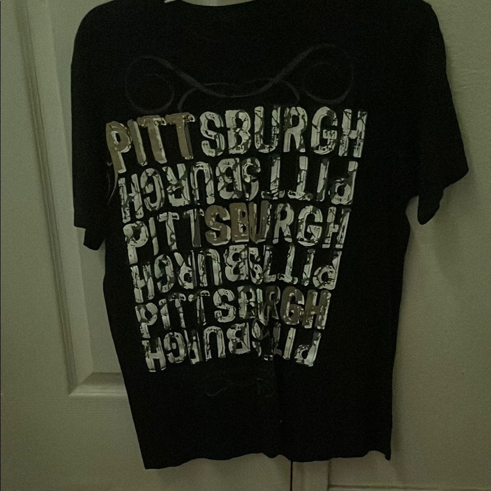 Pittsburgh Kids Black Short Sleeve Tee